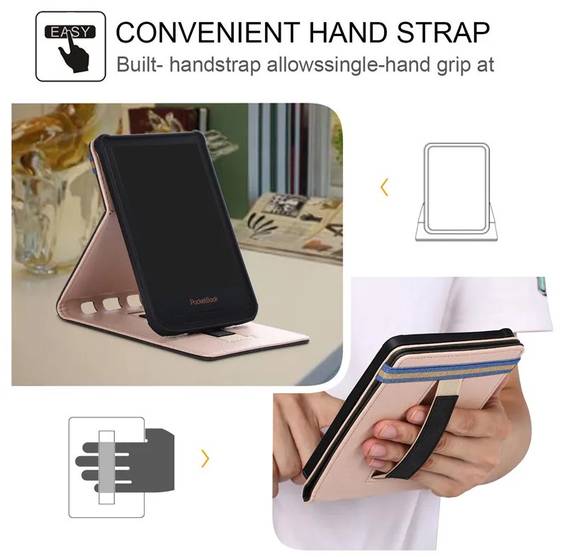 Armori Shelter - pouzdro se stojánkem pro Pocketbook 616/617/618/627/628/632/633