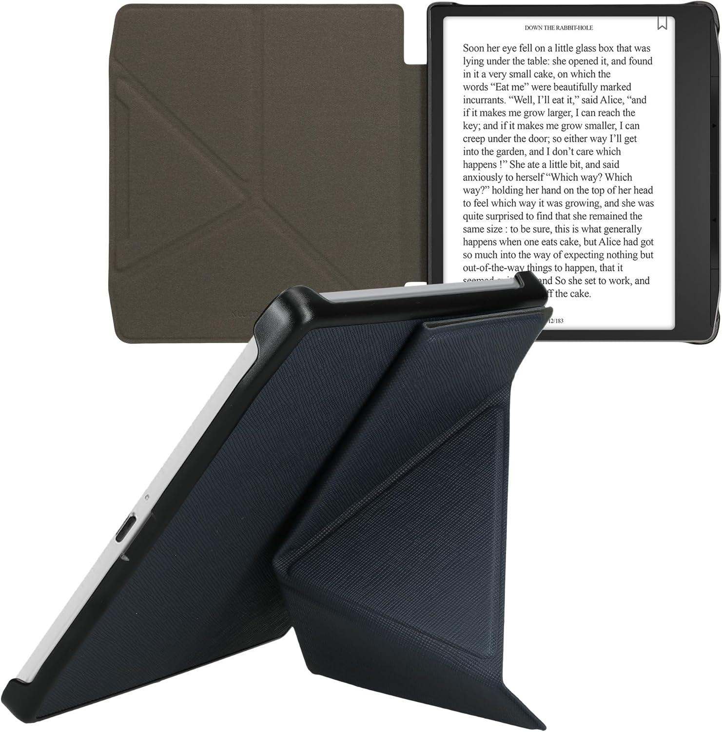 Pouzdro KW Mobile - Origami Blue - 23RV002C - pro Pocketbook 700 Era / 700 Era Color - tmavě modré