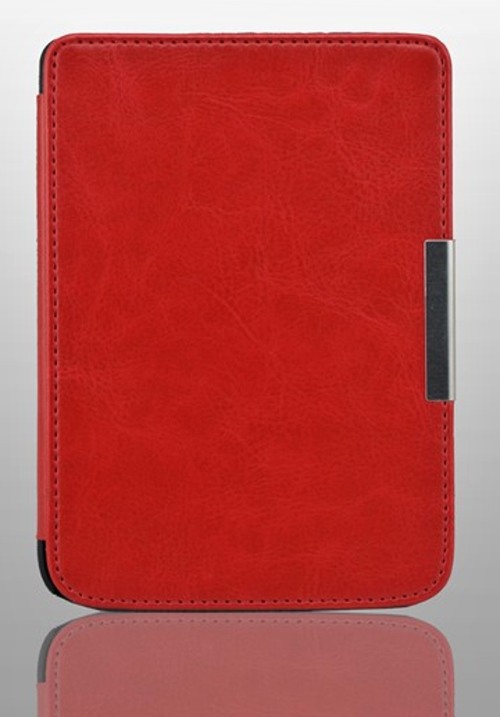 Pocketbook 515 Mini Durable Lock EB02 červené - pouzdro, magnet