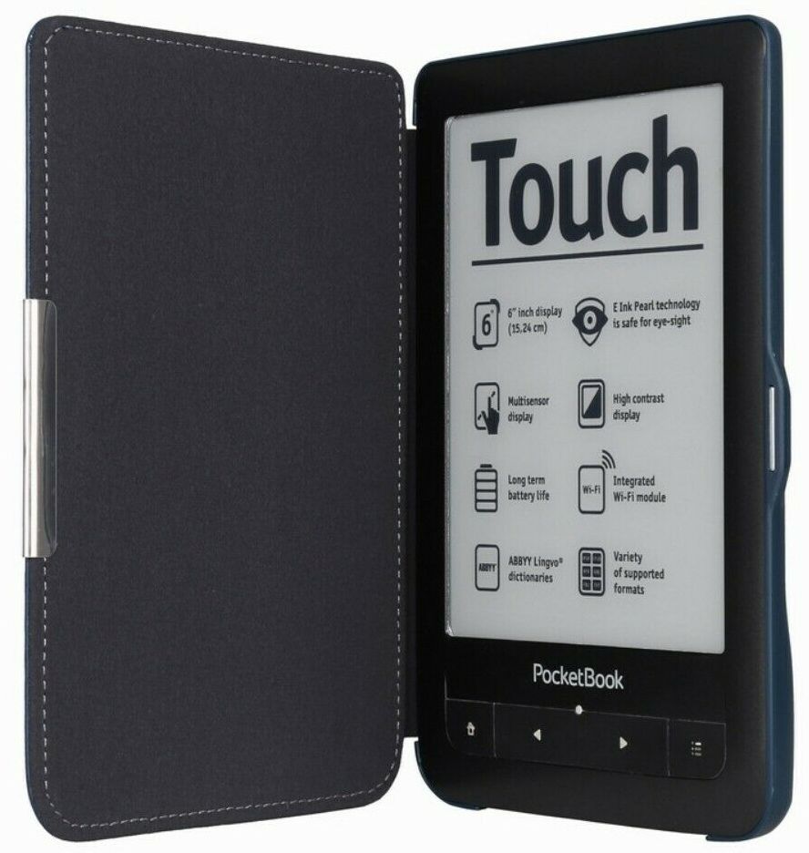 Pocketbook 622 / 623 Durable Lock 1262 - tmavě modré pouzdro, magnet