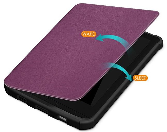 Durable Lock DL1246 - pouzdro pro Pocketbook 616 / 617 / 618 / 627 / 628 / 632 / 633 - fialové