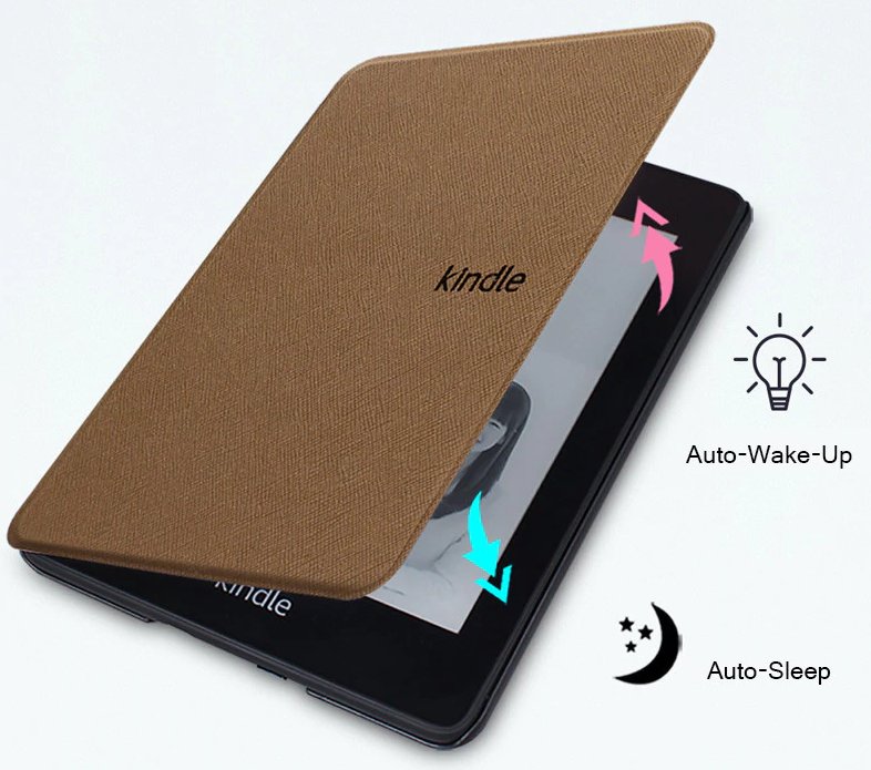 Durable Lock DL-1284 - pouzdro pro Amazon Kindle 2020 / 2019 - hnědé