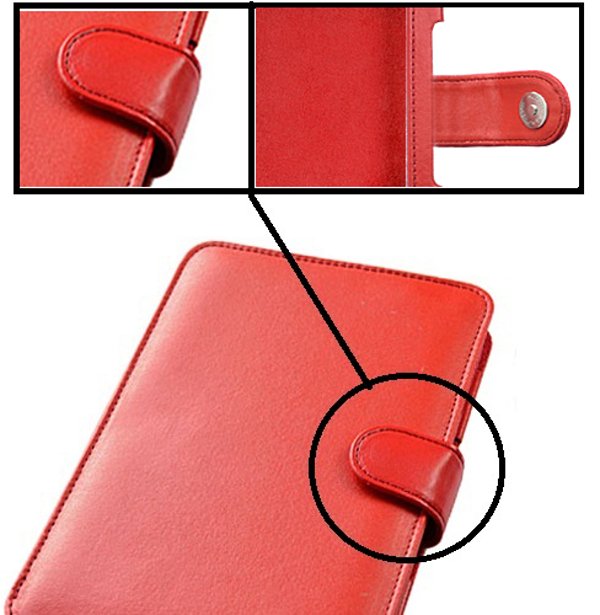 Amazon Kindle 3 Keyboard FORTRESS FT122 červené pouzdro