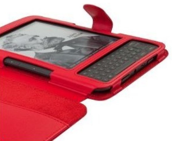 Amazon Kindle 3 Keyboard FORTRESS FT122 červené pouzdro