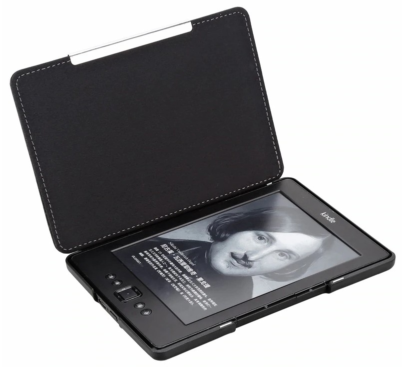 Amazon Kindle 4 / 5 Durable Lock - AKF04 - tmavě modré pouzdro, magnet
