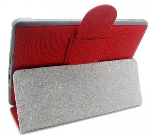 Amazon Kindle 4,5 Hard Back HAB04 - Durable Lock, červené, stojánek