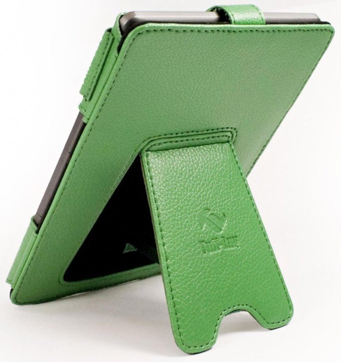 Tuff-Luv Sleek S2L zelené - pro Amazon Kindle 4 / 5 - pouzdro, stojánek