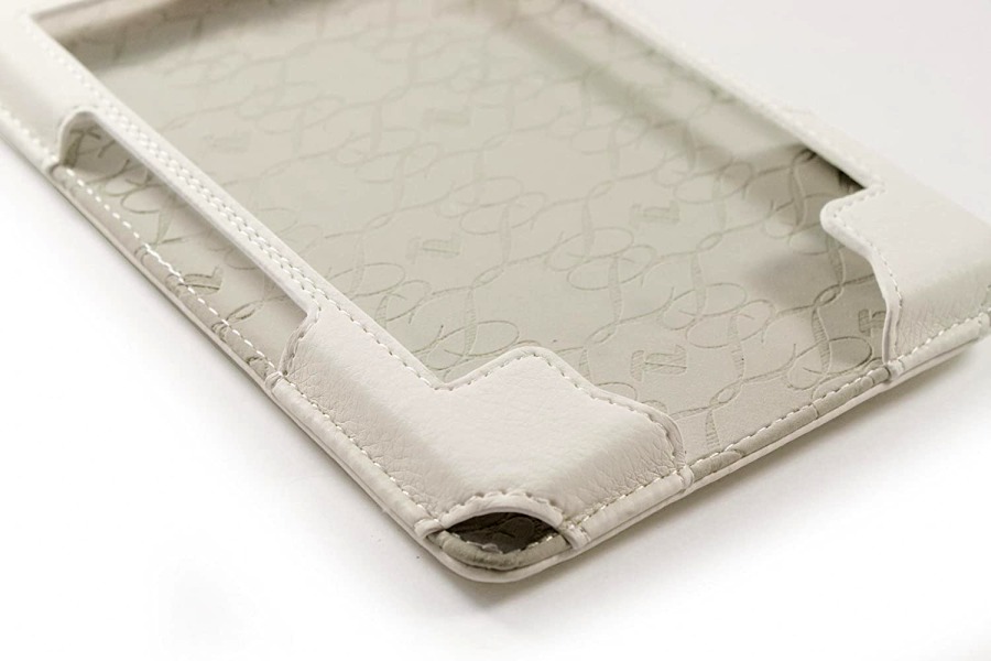 Tuff-Luv Sleek S1L bílé - pro Amazon Kindle 4 / 5 - pouzdro, stojánek