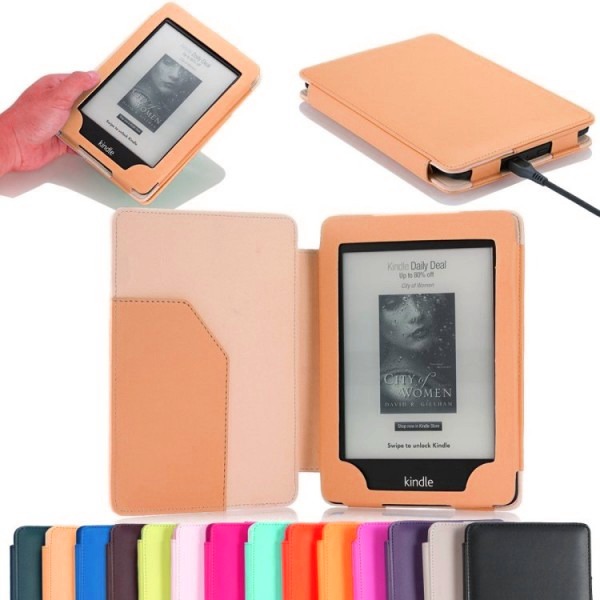 Amazon Kindle 6 FORTRESS FT157 zlaté pouzdro - magnet, kapsa