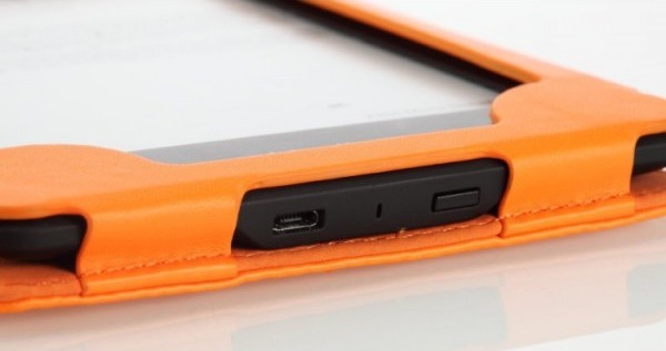 Amazon Kindle 6 FORTRESS FT154 oranžové pouzdro - magnet, kapsa