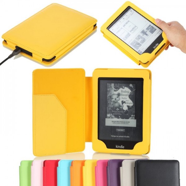 Amazon Kindle 6 FORTRESS FT156 žluté pouzdro - magnet, kapsa