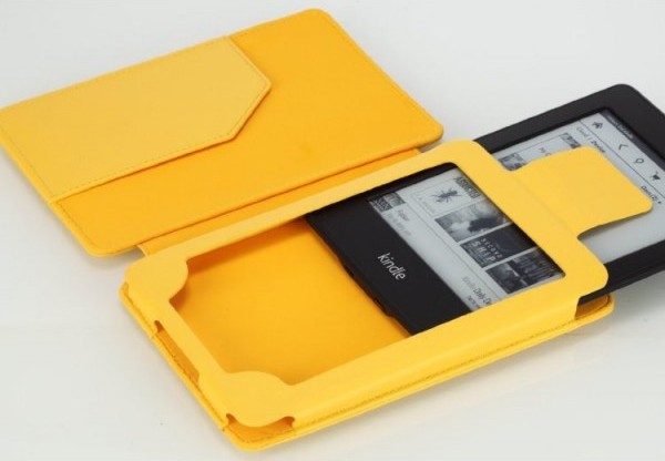 Amazon Kindle 6 FORTRESS FT156 žluté pouzdro - magnet, kapsa