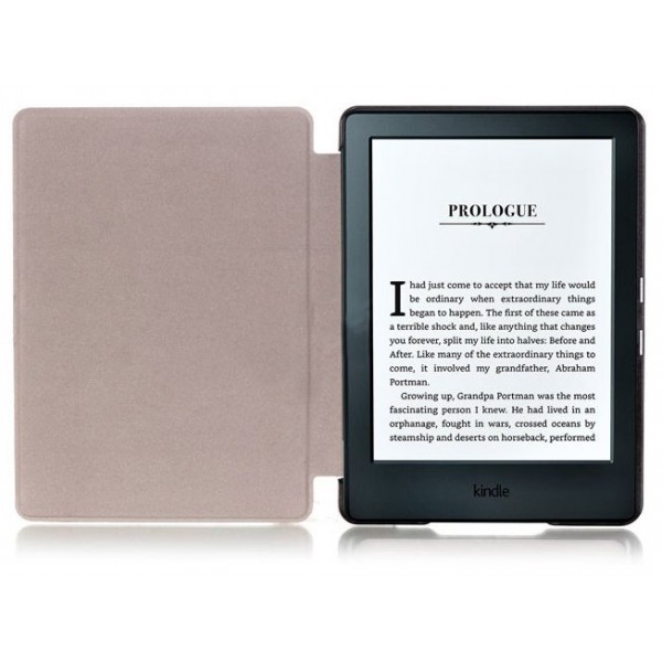 Obal na čtečku Kindle 8 Durable Lock DL406 - světle modré, magnetické zavírání, AutoSleep