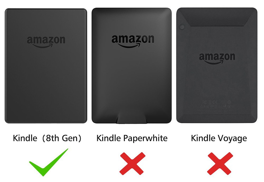 Obal na čtečku Kindle 8 Durable Lock DL406 - světle modré, magnetické zavírání, AutoSleep