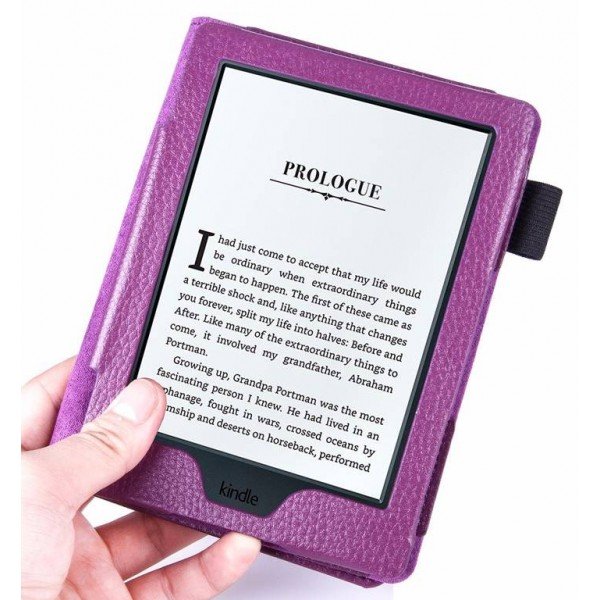 Amazon Kindle 8 Protect PT132 fialové - pouzdro, magnet, AutoSleep