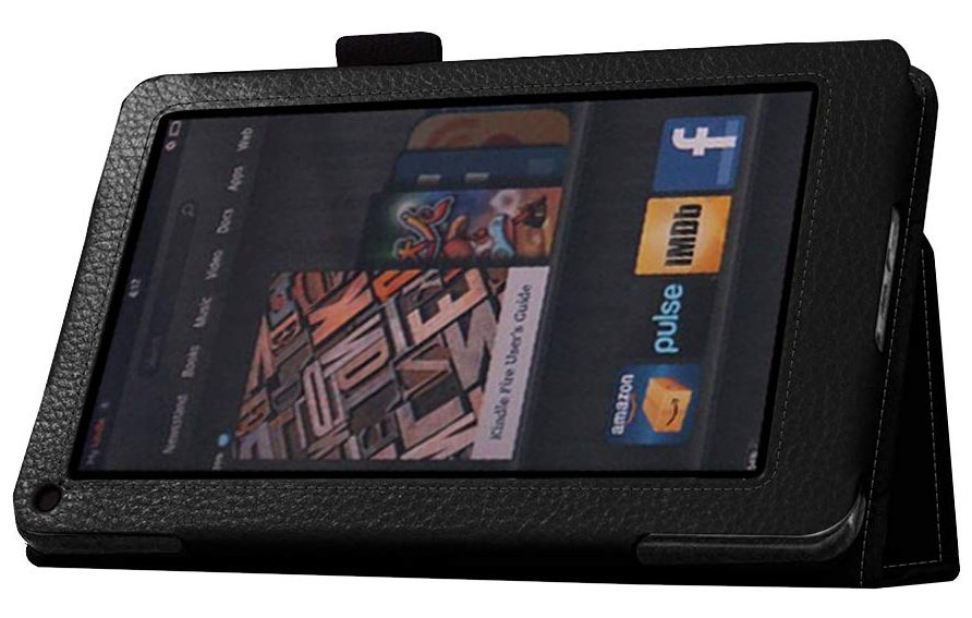 Protect PT519 pro Amazon Kindle Fire 2. gen 7" černé - pouzdro, stojánek