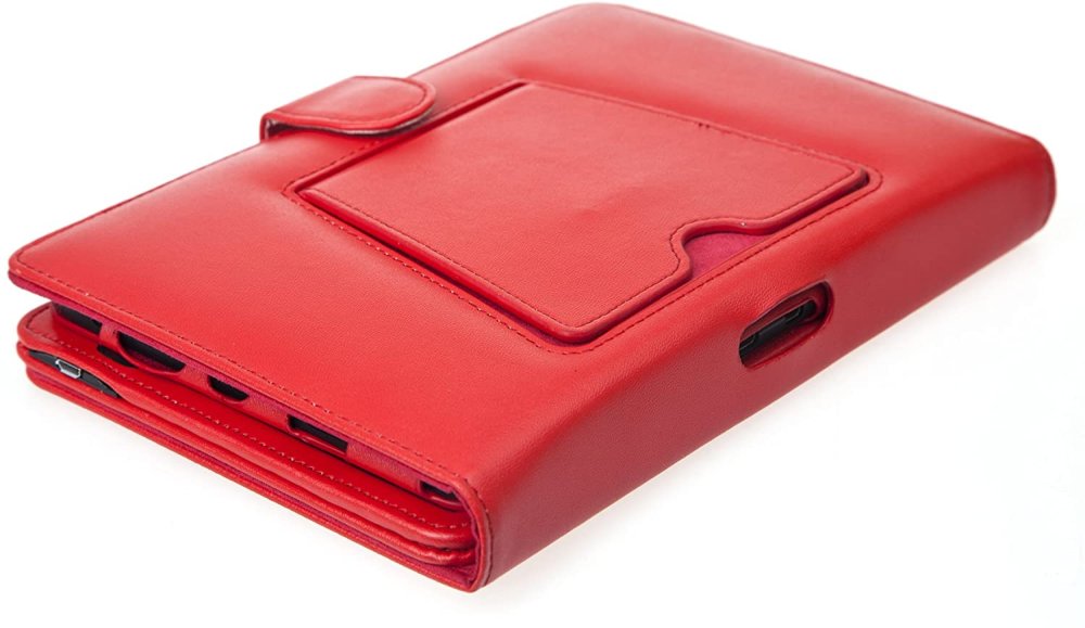 Protect PT144 - Amazon Kindle Fire HD 2.gen 7" - červené, stojánek, bluetooth, klávesnice