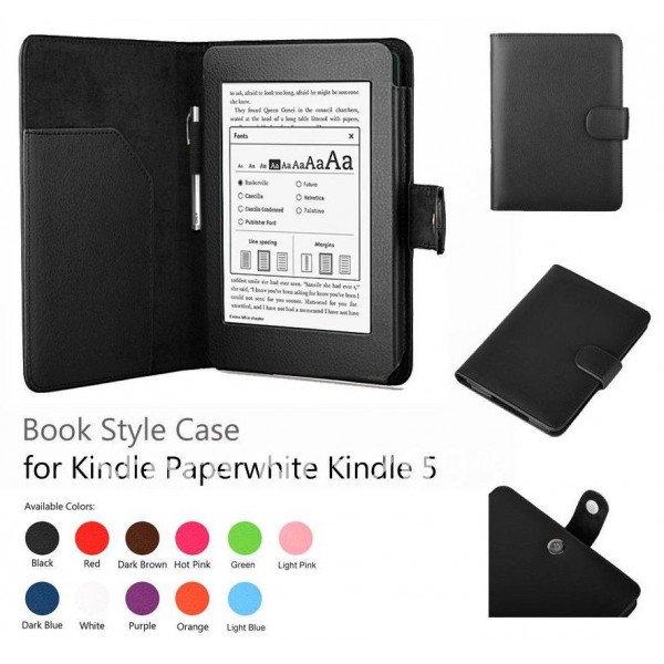 Obal na čtečku Kindle Paperwhite 1, 2, 3 Protect PT136 černé, magnet, AutoSleep