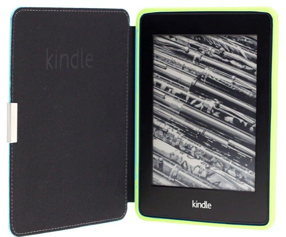 Obal na čtečku Kindle Paperwhite 1, 2, 3 CA06 zelené - Original (PU kůže)