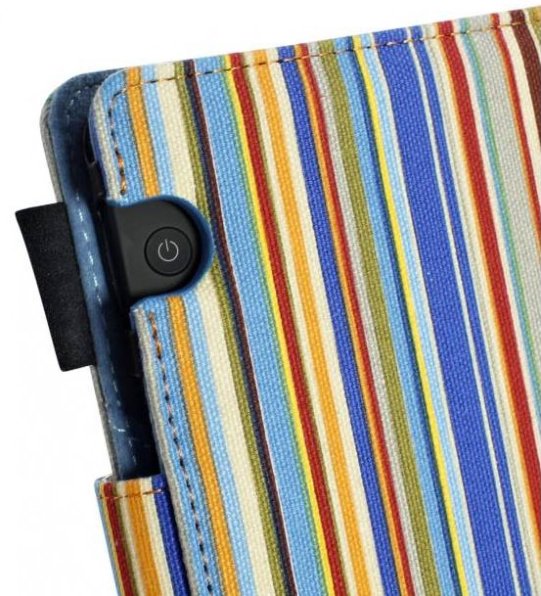 Pouzdro Lente Designs pro Amazon Kindle Voyage - motiv Sienna Stripes