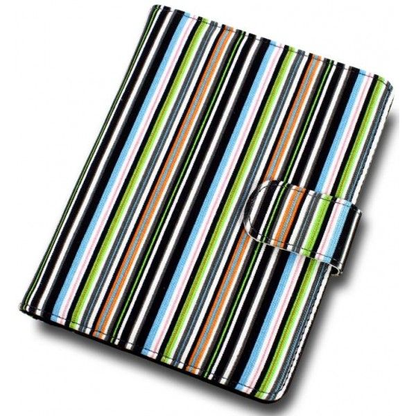 Pouzdro Lente Designs pro Amazon Kindle Voyage - motiv Midnight Stripes