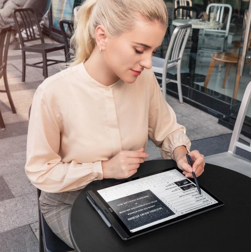 Pouzdro pro Onyx Boox Max Lumi - Onyx EBPBX1150 - šedé, magnet, stojánek