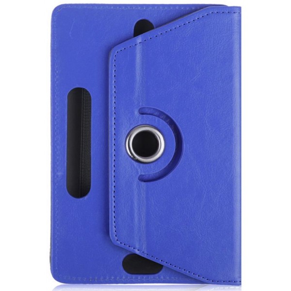 Univerzální pouzdro pro čtečky knih a tablety, velikost 6-8" - Atmoog AKC06 - univerzální otočné pouzdro se stojánkem - tmavě modré