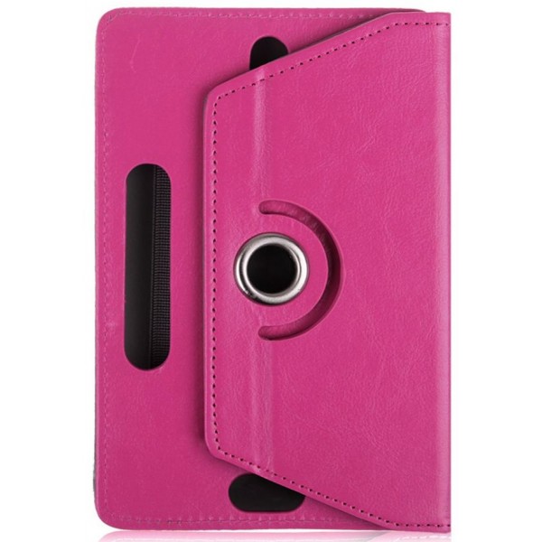 Univerzální pouzdro pro čtečky knih a tablety, velikost 6-8" - Atmoog AKC07 - univerzální otočné pouzdro se stojánkem - tmavě růžové