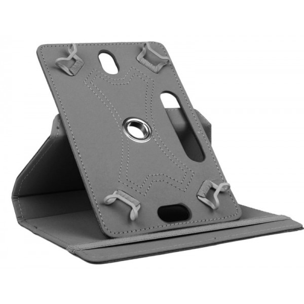 Univerzální pouzdro pro čtečky knih a tablety, velikost 6-8" - Atmoog AKC04 - univerzální otočné pouzdro se stojánkem - fialové