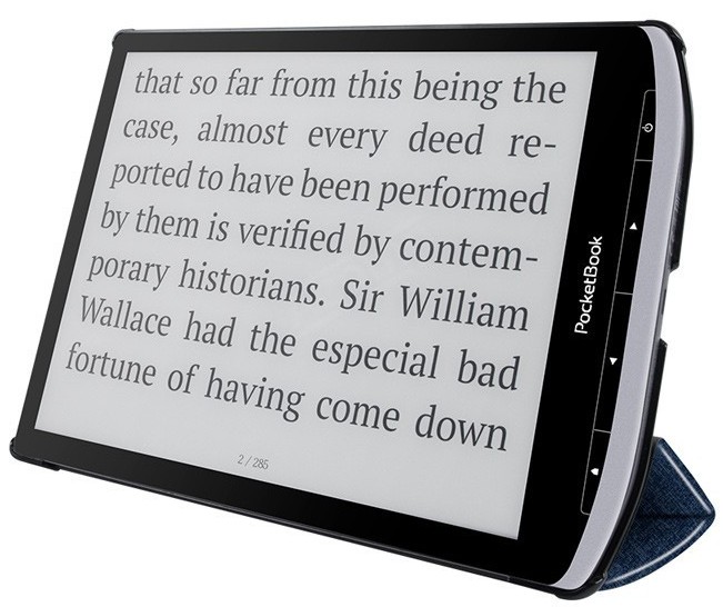 Obal na čtečku Pocketbook InkPad X 1040 - B-SAFE 1325 - modré, magnetické zavírání, stojánek, AutoSleep