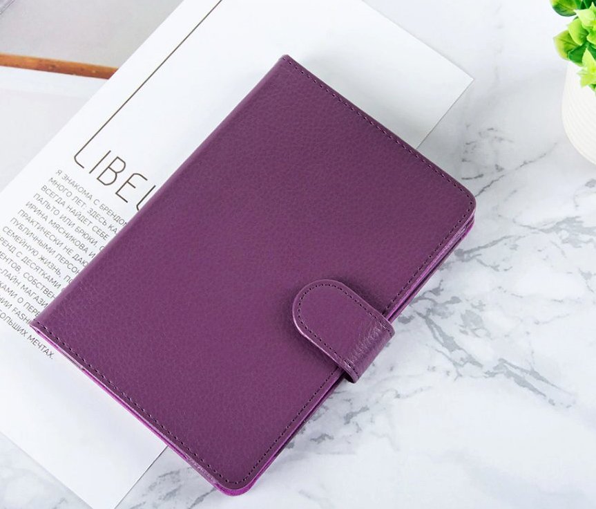 Obal na čtečku Pocketbook 614 / 615 / 622 / 623 / 624 / 625 / 626 / 631 / 640 / 641 - FORTRESS FT141, fialové, magnet