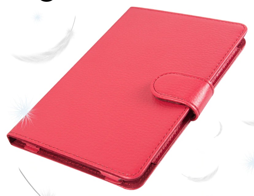 Obal na čtečku Pocketbook 614 / 615 / 622 / 623 / 624 / 625 / 626 / 631 / 640 / 641 - FORTRESS FT140, červené, magnet