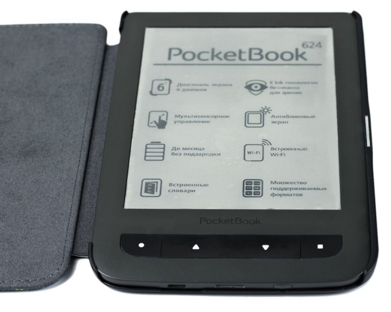 Obal na čtečku Pocketbook 614 / 615 / 624 / 625 / 626 - Durable Lock, černé, magnet