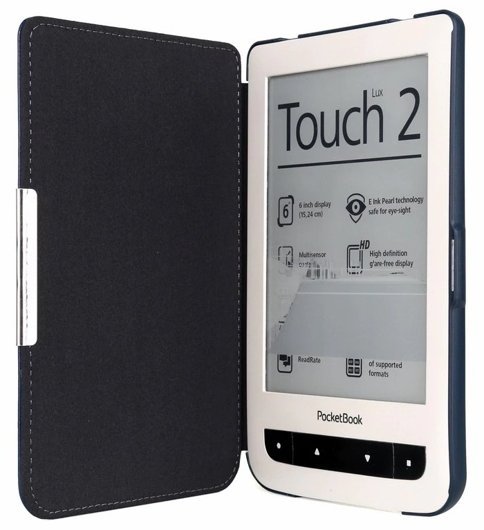 Obal na čtečku Pocketbook 614 / 615 / 624 / 625 / 626 - Durable Lock, tmavě modré, magnet