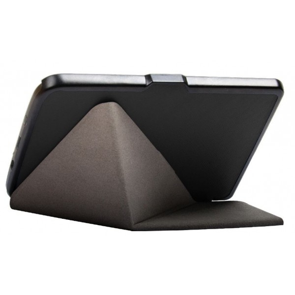 Pouzdro Origami Durable Lock pro Pocketbook 614 / 615 / 624 / 625 / 626 - černé, stojánek, magnet