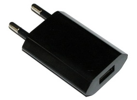 USB síťový adaptér - AR-1000 - Univerzální nabíječka, 5V/1A - černý