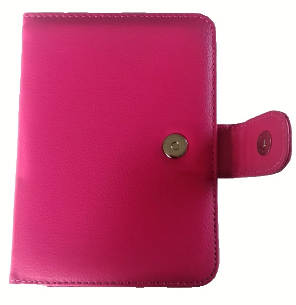 Univerzální pouzdro pro čtečky knih - Fortress FT163 Universal - pouzdro univerzální pro všechny čtečky knih - tmavě růžové, magnet