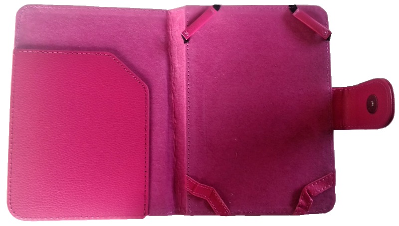 Univerzální pouzdro pro čtečky knih - Fortress FT163 Universal - pouzdro univerzální pro všechny čtečky knih - tmavě růžové, magnet
