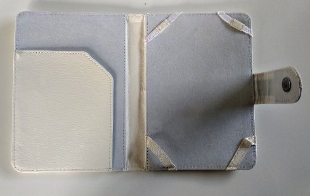 Univerzální pouzdro pro čtečky knih - Fortress FT160 Universal - pouzdro univerzální pro všechny čtečky knih - bílé, magnet