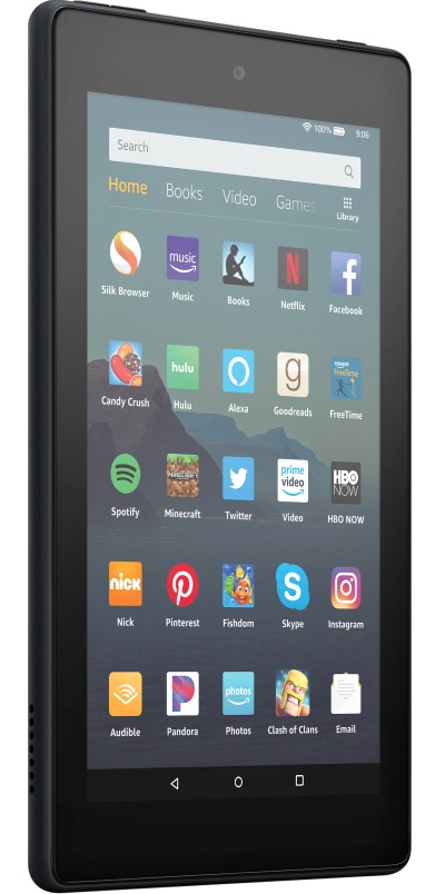 Amazon Kindle Fire 7 - 16 GB, WiFi, Bluetooth, IPS displej, černý