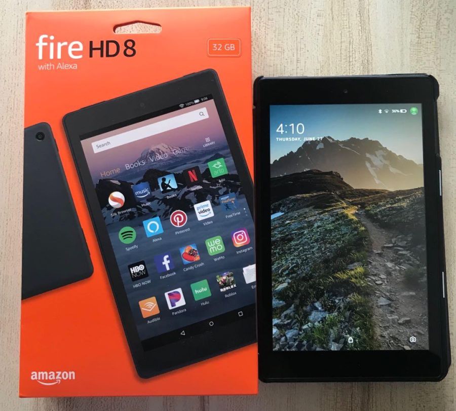 Amazon Kindle Fire HD 8 - 32 GB, WiFi, Bluetooth, IPS displej, černý