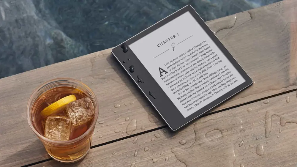Amazon Kindle Oasis 3 - bez reklam, šedý, 8 GB, WiFi, Bluetooth, IPX8