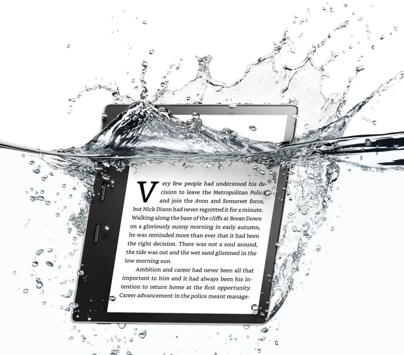 Amazon Kindle Oasis 3 - bez reklam, šedý, 8 GB, WiFi, Bluetooth, IPX8