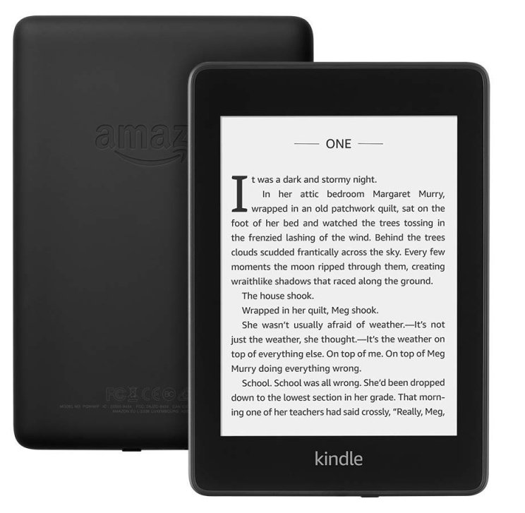 Amazon Kindle Paperwhite 4 - Special Offers, černý - 32 GB, vodotěsný, WiFi, BT, audio
