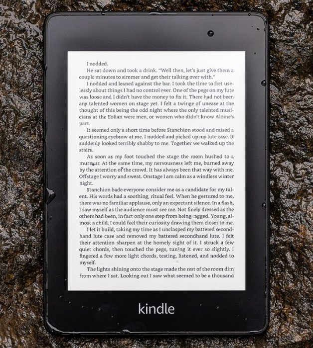 Amazon Kindle Paperwhite 4 - bez reklam, černý - 8 GB, vodotěsný, WiFi, BT, audio