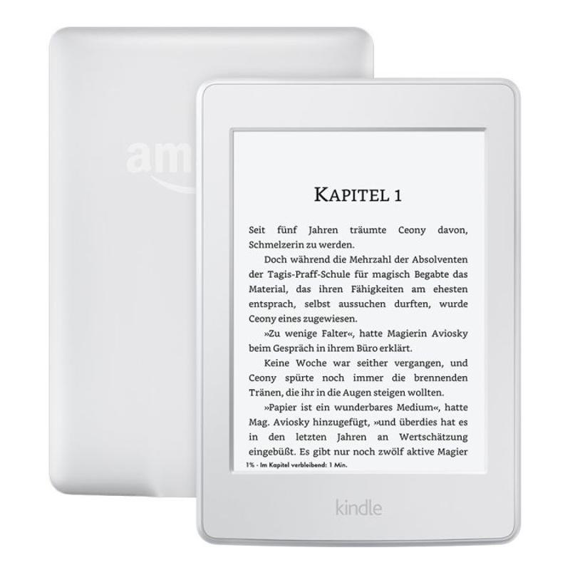 Amazon Kindle Paperwhite 3 - bez reklam, bílý - WiFi, 4 GB