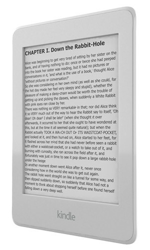 Amazon Kindle Paperwhite 3 - bez reklam, bílý - WiFi, 4 GB