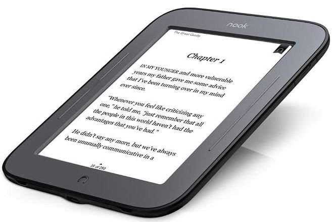Barnes & Noble Nook Simple Touch - 2 GB, WiFi, černý