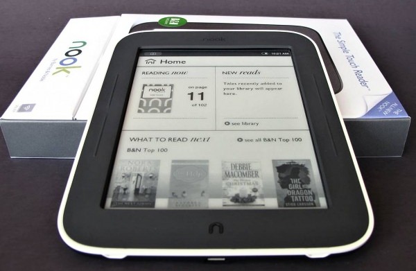 Barnes & Noble Nook Simple Touch - 2 GB, WiFi, černý