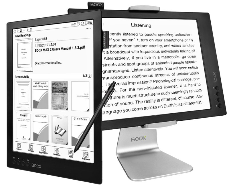 Onyx Boox Max Lumi - 64 GB, WiFi, 13,3", BT, audio, android, černý, Wacom stylus